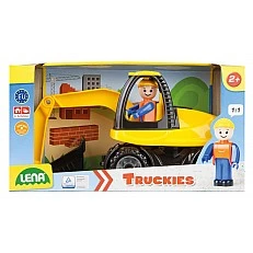 Количка за игра, Lena, Багер, Truckies, 25 см