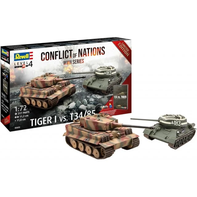 Building Model, Revell, Conflict of Nations, WWII, Set with Book