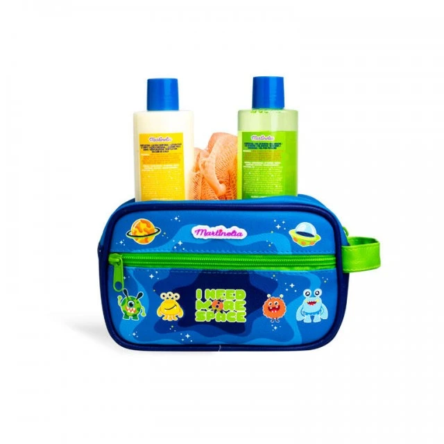 Bathroom set in cosmetic bag, Martinelia