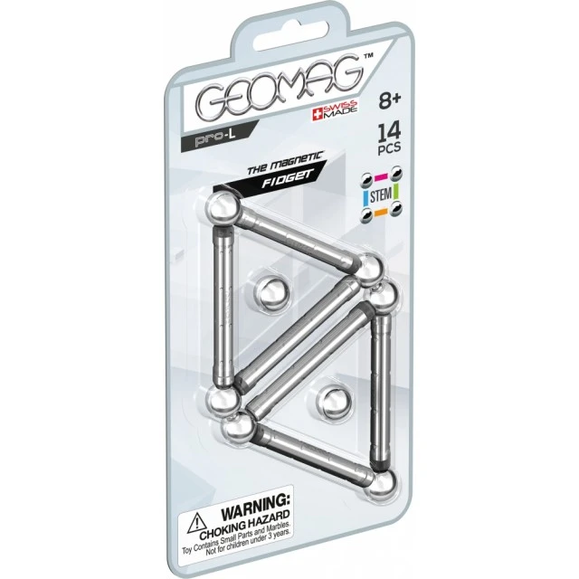Магнитен конструктор, Geomag, Pro-L Fidget, 14 части