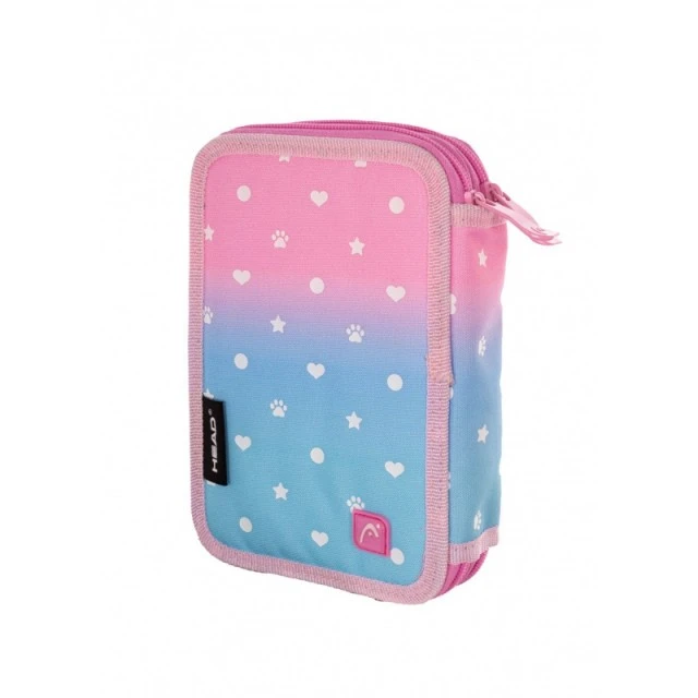Двоен несесер Head AC2 Pastel Love сребърен ефект, без аксесоари