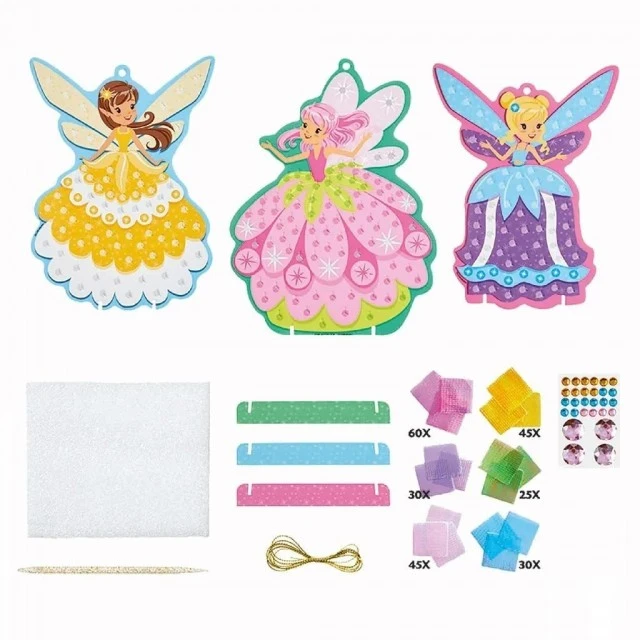 Creative kit Decorate yourself, Fashion fairies, 3 pieces
