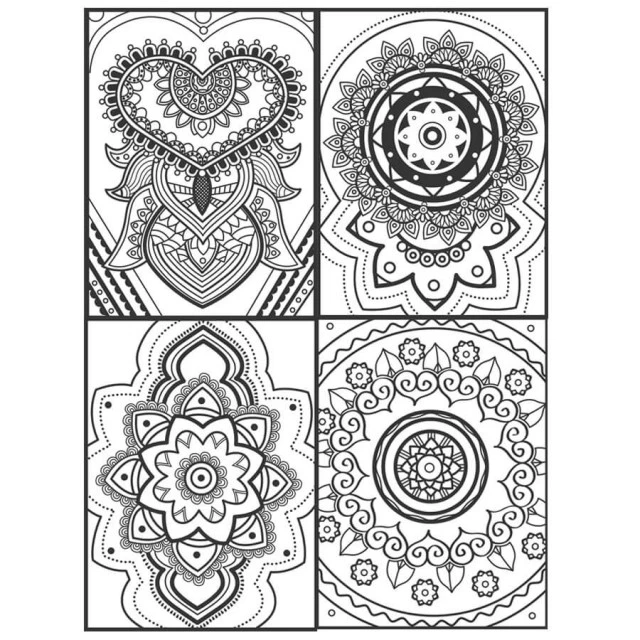 Mandala coloring book
