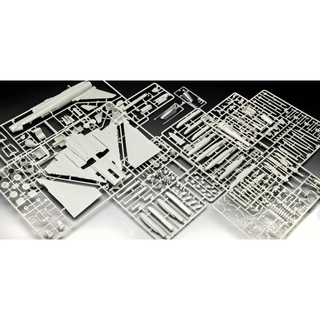 Assembly model, Revell, Airplane, Eurofighter Typhoon FGR.4, 228 parts