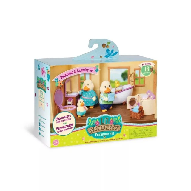 Li’l Woodzeez Комплект за игра Баня