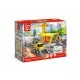 Railway loading ramp set, Hape, 14 pieces