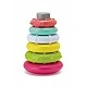 Pyramid with rings for stacking, Infantino, Pink