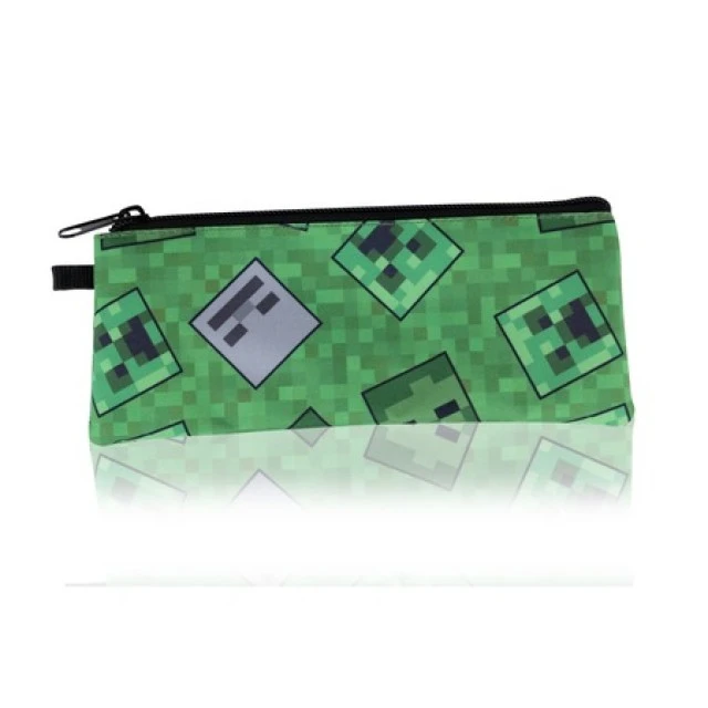 MINECRAFT Creeper 4 Piece Student Set Backpack and Accessories