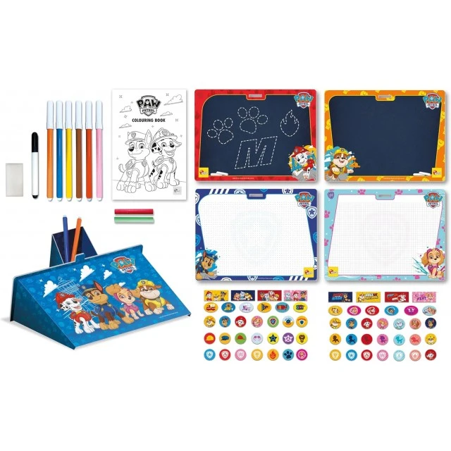 Creative set, Lisciani, Paw Patrol, 2 in 1 backpack with drawing set