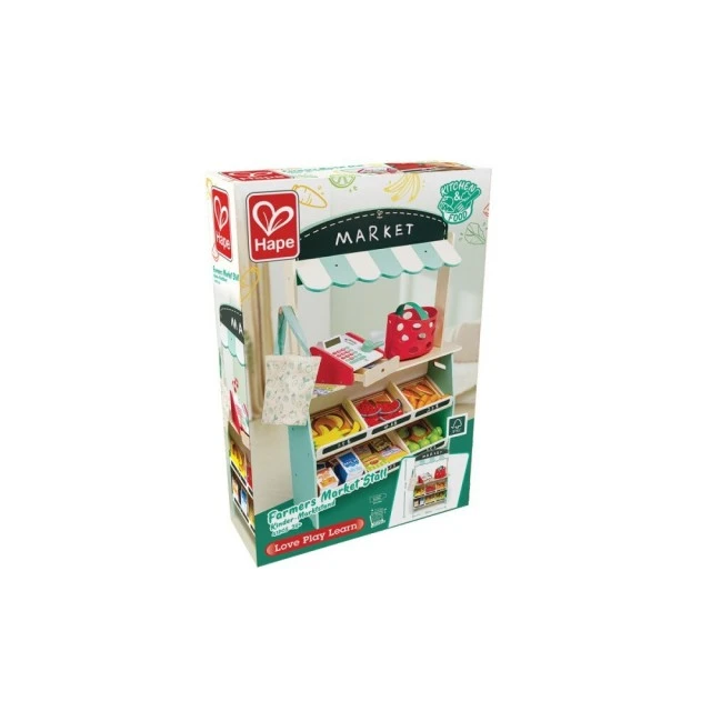 Children’s play set Stand with farm products, 41 parts