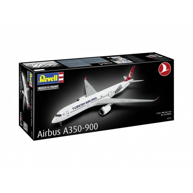 Сглобяем модел, Revell, Самолет Еърбъс A350-900 Турски авиолинии, 120 части