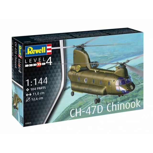 Сглобяем модел Хеликоптер Boeing CH-47D Chinook, 104 части