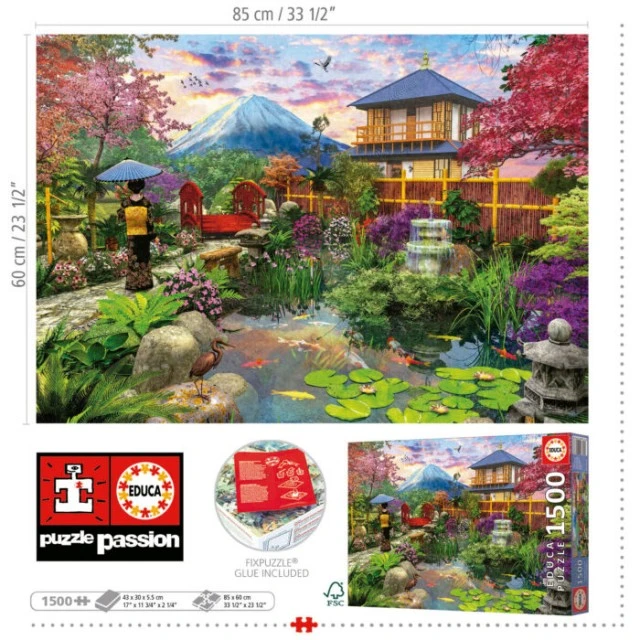 Puzzle Japanese garden, 1500 pieces