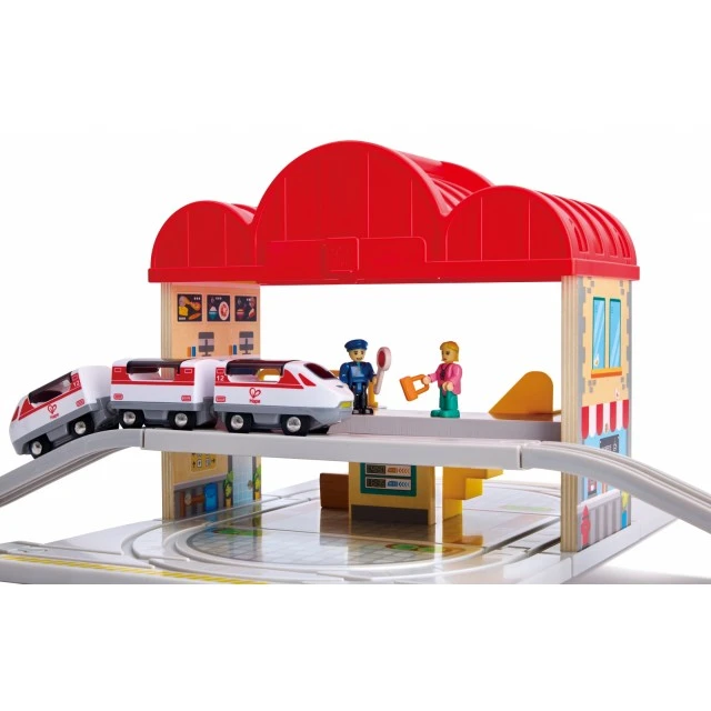 Children's wooden railway set, Hape, 40 pieces
