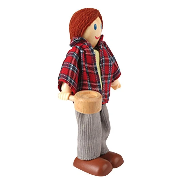 Wooden dolls Happy family