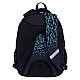Ученическа раница HEAD Зелени блокчета, AB200, 44 х 32 х 19 см