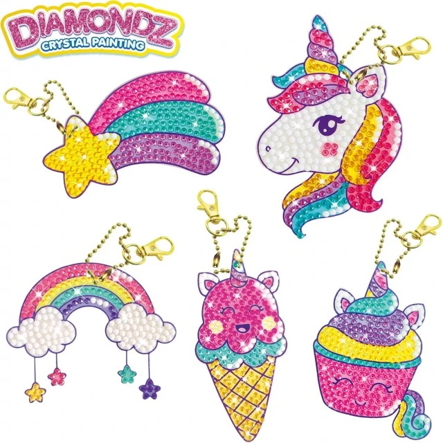 Creative set Craze Unicorn diamond keyring