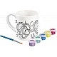 Creative kit Color your own mug, Unicorn