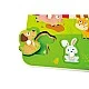 Дървен пъзел за игра, Hape, Ферма, 10 части