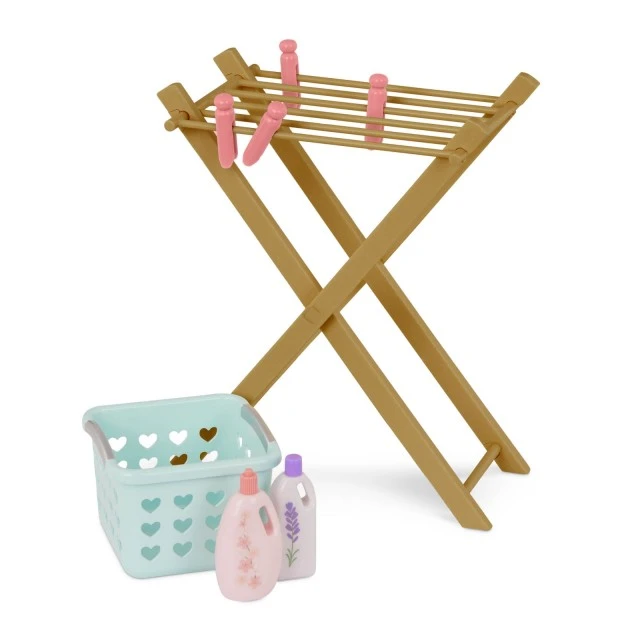 Set, Battat, Our Generation, Washing machine with accessories