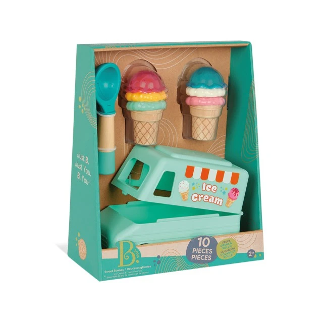 Game set Ice cream truck, 10 pieces