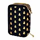Троен несесер с аксесоари ASTRABAG Златни мечета, АC31, 20,5 х 13 х 6 см