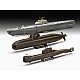 Assembly model kit, Revell, 70th anniversary Bundeswehr submarine: Wilhelm Bauer, Type 206A, Class2, 154 parts