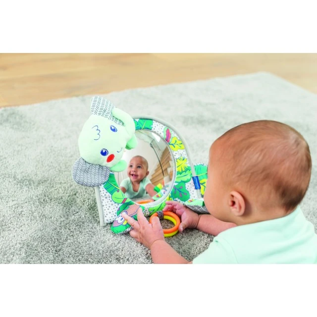 Бебешка играчка с огледало, Infantino, Слонче