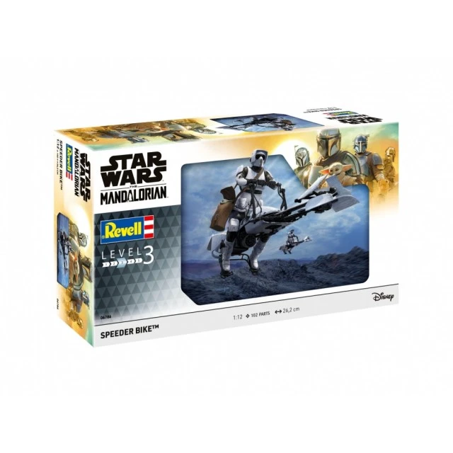 Скоростен ездач The Mandalorian - сглобяем модел, 102 части