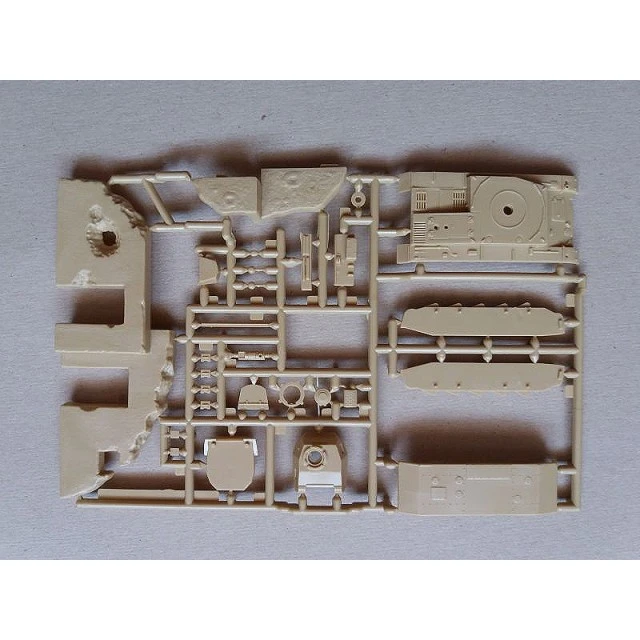 German WWII tank PzKpfw II Ausf. F - prefabricated model
