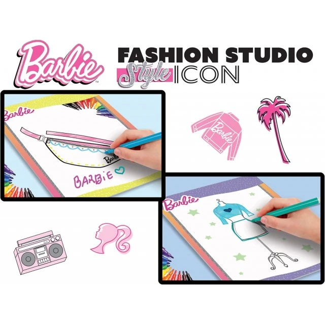 Творчески комплект, Lisciani, Barbie, Папка модно студио, Модна икона