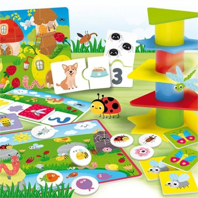 Educational games and puzzles, Lisciani, 10 in 1