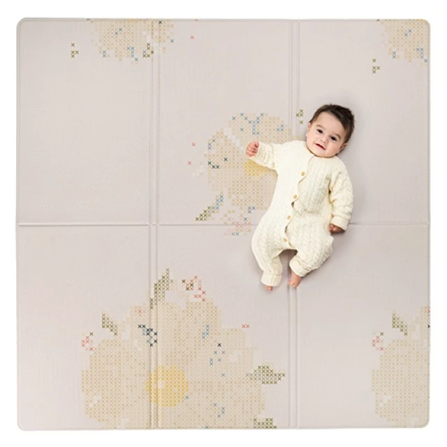 Бебешка подложка от пяна, Taf Toys, Fold ′n Play, Цветя