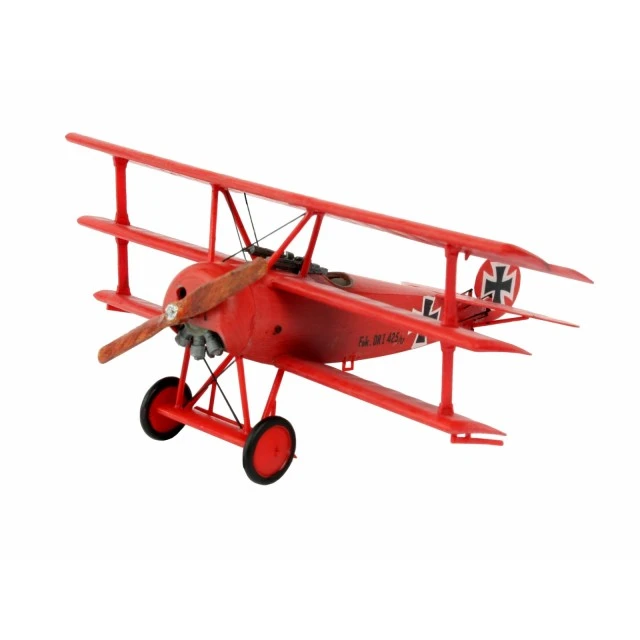 Assembly model, Revell, Fokker DR.1 Triplan aircraft, 37 parts