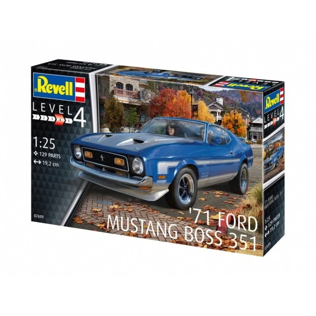 Model kit 71 Mustang Boss 351, 129 parts