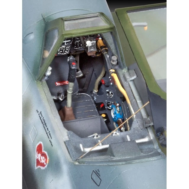Assembly model, Revell, Airplane, Messerschmitt Bf109G-10 Erla, 147 parts