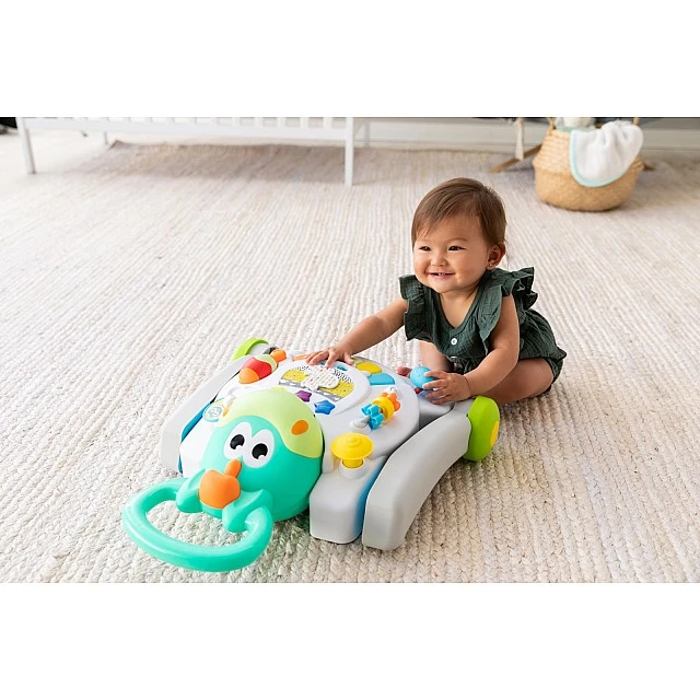 Interactive toy, Infantino, 3 in 1 Baby Walker and Horse Table, White