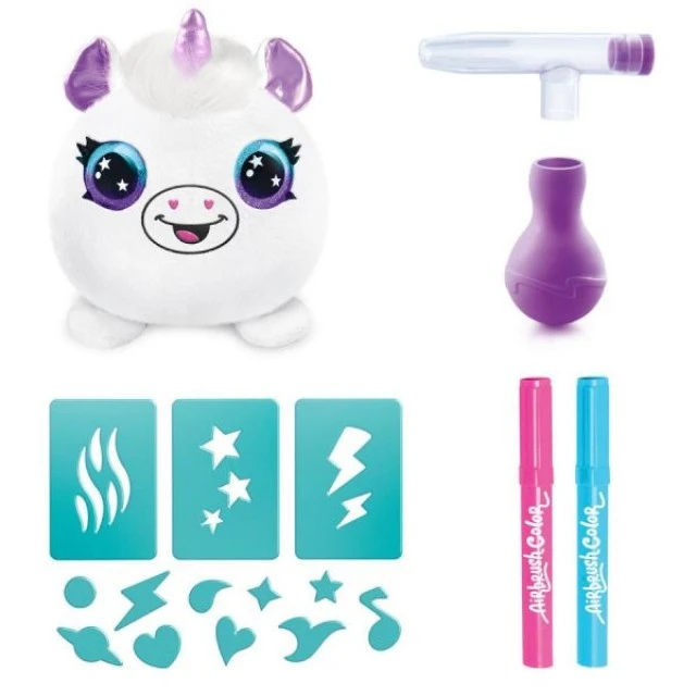 Творчески комплект, Canal Toys, Мини плюшена играчка за оцветяване, 10 см