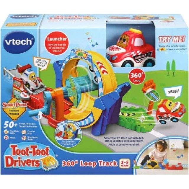 Racing track with looping
