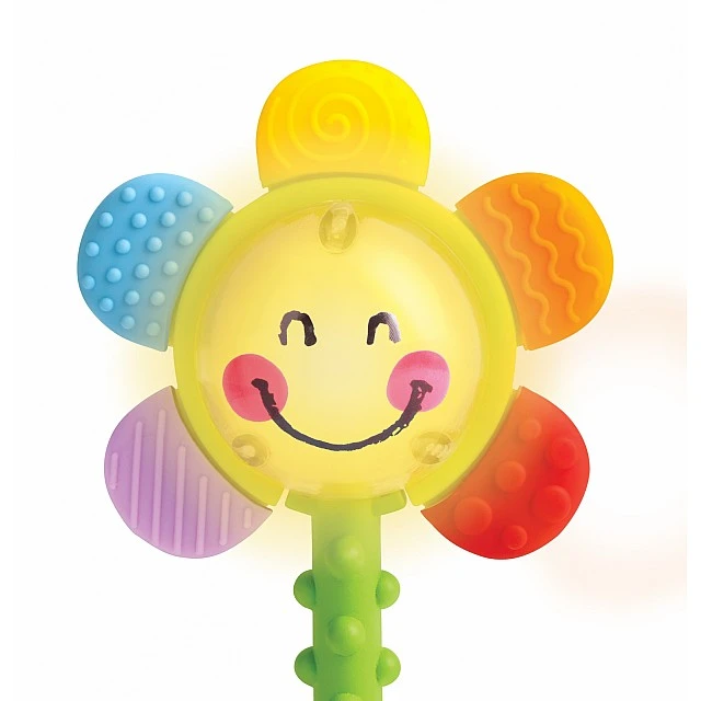 Дрънкалка и чесалка за зъби, Hape, Цвете