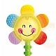 Дрънкалка и чесалка за зъби, Hape, Цвете