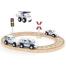 Железопътен комплект, J′adore, Полиция, 16 части