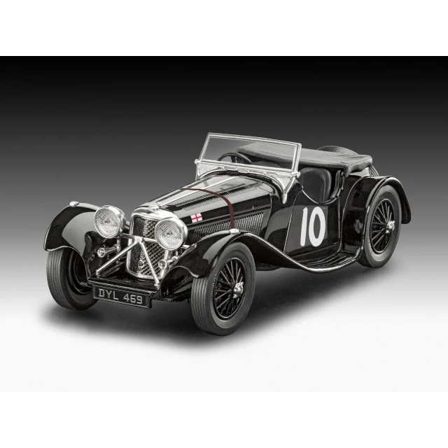 Assembly model, Revell, Jaguar SS 100 car, 75 parts
