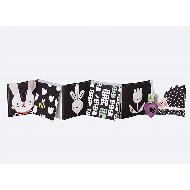 Бебешка мека книжка Urban Garden, Животни, 15 х 85 cm