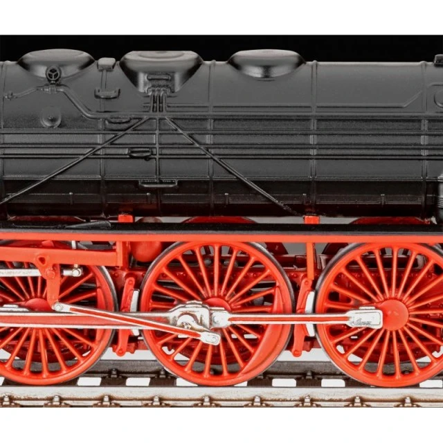 Assembled model BR 02 express train locomotive, 159 parts