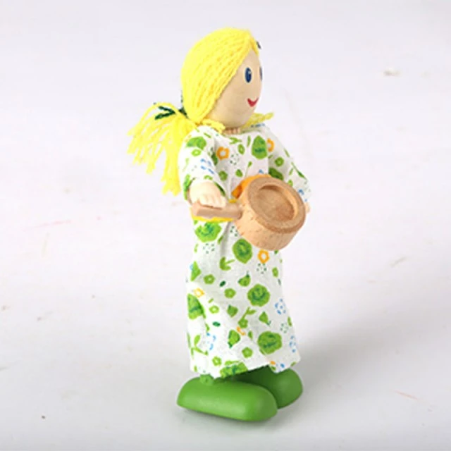 Wooden dolls Happy family