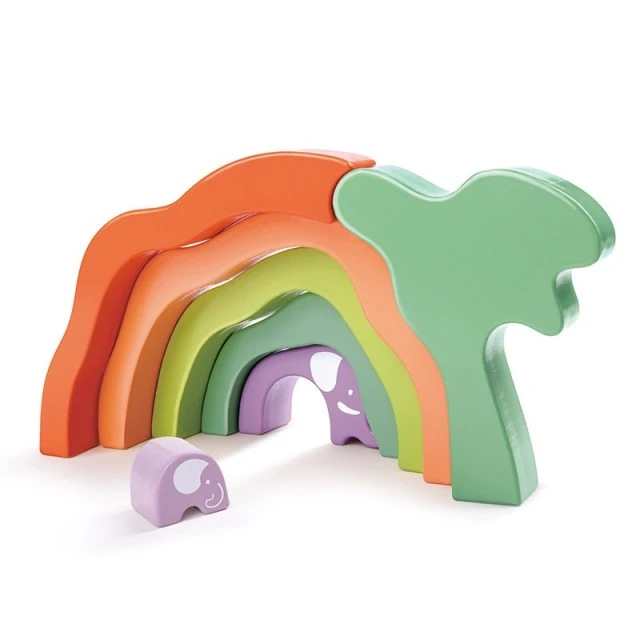 Sorting forms, Hape, Safari Elephant, 7 pieces