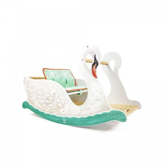 Wooden rocker 2-in-1 Hape, swan, 82.4 x 50.4 x 38.4 cm