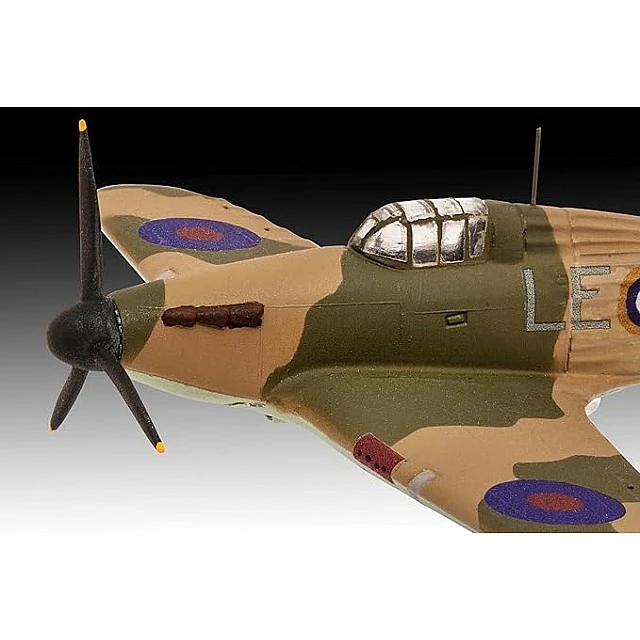 Assembly model, Revell, Spitfire aircraft and Hawker Hurricane aircraft