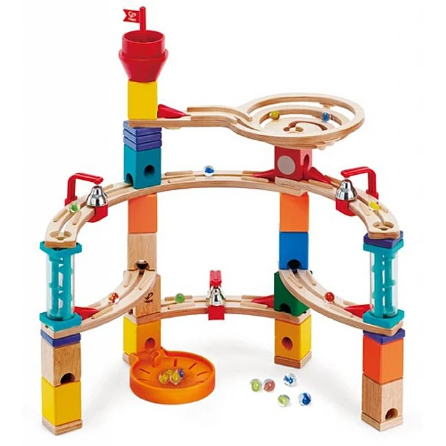Wooden track set, Hape Quadrilla, Escape from the castle, 52 pieces